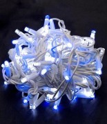 Гірлянда вулична 100 LED 10м 3,3мм білий каучук біло-синій Gonchar