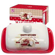 Масленка SNT 'Happy Kitchen' (размер 13*17, h-5,5) 3397-11