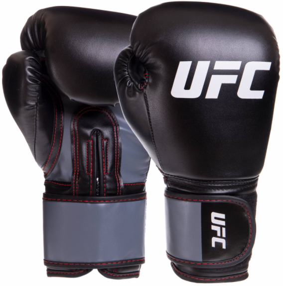 Перчатки боксерские UFC Boxing UBCF-75180 12 унций черный