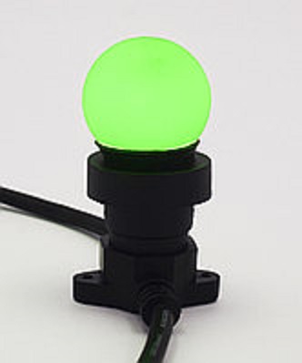 Лампочка для гірлянди LED 3W E-27 зелений