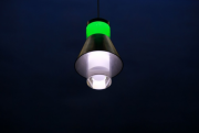 Подвесная люстра Ray L78052/1 (BL+WT) зеленый