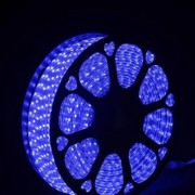 Гірлянда Бухта 3-х жильна кругла LED 80м синій Gonchar