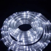 Гирлянда Дюралайт 3-х жильный квадратный LED 10м белый Gonchar