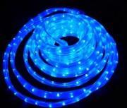 Гірлянда Дюралайт 3-х житловий круглий LED 18м синій Gonchar