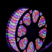 Гирлянда Бухта 3-х жильная круглая LED 80м цветная Gonchar
