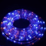 Гірлянда Дюралайт 3-х житловий круглий LED 8м жовто-синій Gonchar