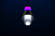 Подвесная люстра Ray L78052/1 (BL+WT) фиолетовый