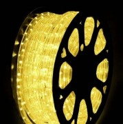 Гірлянда Бухта 3-х жильна кругла LED 80м жовтий Gonchar