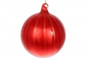 Елочный шар Bon 10см, цвет - глубокий красный NY15-014