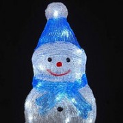 Фігура Сніговик акриловий LED 30см 12 Gonchar