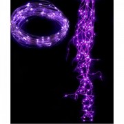 Гирлянда Пучок-Роса 240LED 10 линий по 2,4м фиолетовый с мерцанием Gonchar