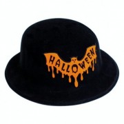 Шляпа Котелок Halloween 15-622BLK-OR