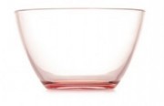 Салатник скляний Helios Гладкий Мікс маленький рожевий D11см 00004 MHL-8390-1322