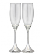 Набор бокалов для шампанского SNT Грация 2шт 220мл 7047-17
