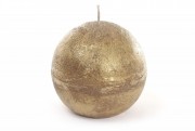 Свеча в форме шара Bon B008_1-9.2, 8см, цвет - золото