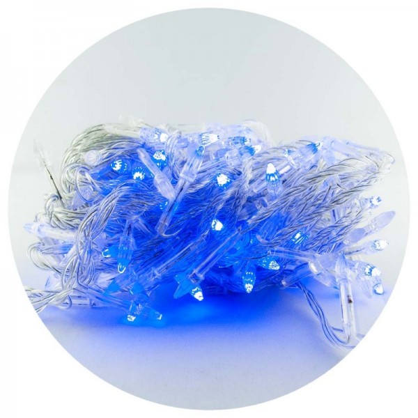 Гірлянда-нитка String-Lights 300B-2 12м Синій - 8848