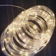 Гірлянда Роса в силіконовій трубці 100 LED 10м теплий білий Gonchar