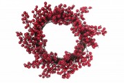 Новорічний вінок Bon Червоні ягоди, 50см 758-252