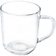 Чашка стеклянная SNT без рисунка 230мл 9304-6