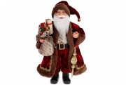 М'яка іграшка Bon Санта з подарунками 40см, колір - червоний 845-255
