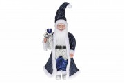 Новогодняя декоративная игрушка Bon Санта 45см, цвет - синий NY14-533