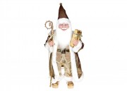 Новорічна декоративна іграшка Bon Санта 60см, колір - золото NY14-537