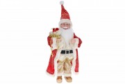 Новорічна декоративна іграшка Bon Санта 45см, колір - червоний із золотом NY14-534