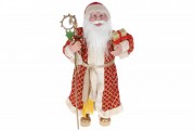 Новорічна декоративна іграшка Bon Санта 62см, колір - червоний із золотом NY14-709