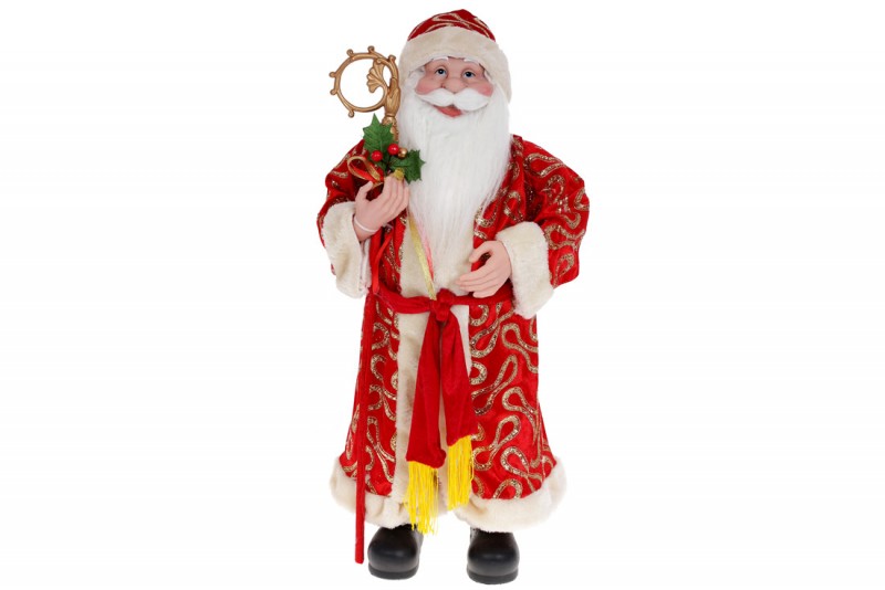 Новогодняя декоративная игрушка Bon Санта 61см, цвет - красный NY14-713