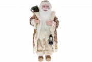 Новорічна декоративна іграшка Bon Санта 32см, колір - золото з карамеллю NY14-708