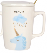Чашка SNT с крышкой и ложкой Unicorn 400мл 20627-4
