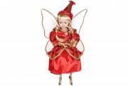 Новорічна декоративна фігура Bon Фея 40см, колір - червоний NY14-419