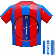 Часы настенный SNT Детские Футбольная форма кварц.пластик 33*5*28 см 05-015