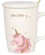 Чашка SNT с крышкой и ложкой Unicorn 400мл 20627-3