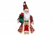 Новорічна декоративна іграшка Bon Санта 45см, колір - червоний із зеленим NY14-531
