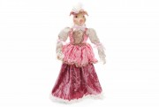 Декоративна фігура Bon Свинка в сукні 40см, колір - рожевий NY14-432
