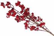 Декоративна гілка з червоними ягодами 70см Bon 901-024