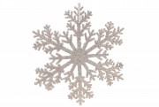 Новогодний декор Bon Снежинка, цвет - шампань, 30см 788-551