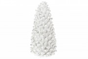 Декоративна фігурка Bon Шишка, 23.5см - колір - білий 218-784