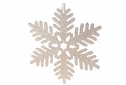 Новогодний декор Bon Снежинка, 25см, цвет - шампань 788-708