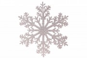 Новорічний декор Bon Сніжинка, колір - світло-рожевий, 30см 788-550