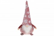 Мягкая игрушка Гном, 37см, цвет - розовый с пайетками Bon 877-227