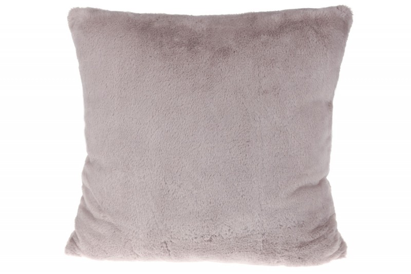 Напірник для подушки Bon декоративний хутряний 45см, колір - теплий сірий 592-123