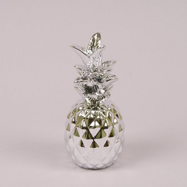 Ананас керамический серебряный Flora 34351