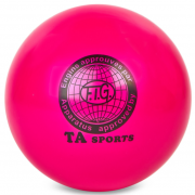 Мяч для художественной гимнастики TA SPORT SP-Sport BA-GB75 20см Розовый