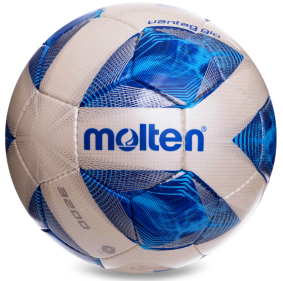 Мяч футбольный MOLTEN F5A3200 №5 PU синий