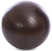 М'яч для фітнесу фітбол глянсовий Zelart FI-1980-65 65см Чорний