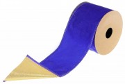 Стрічка декоративна Bon з оксамиту 6.3*270см, колір - королівський синій