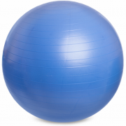 М'яч для фітнесу фітбол сатин Zelart FI-1983-65 65см Синій