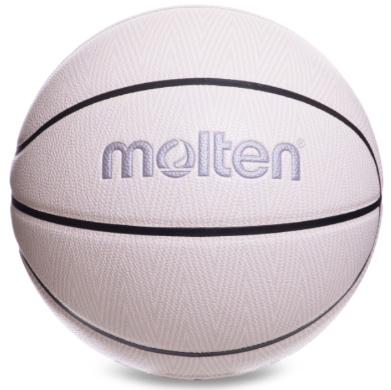 М'яч баскетбольний MOLTEN B7F3500-WG №7 PU білий-сірий